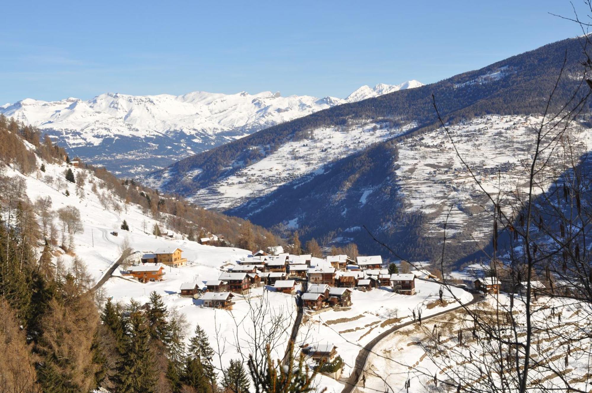La Cle Des Champs Heremence Exterior foto